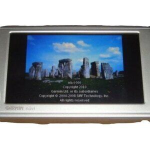 GARMIN NUVI 660 GPS with Leather Case